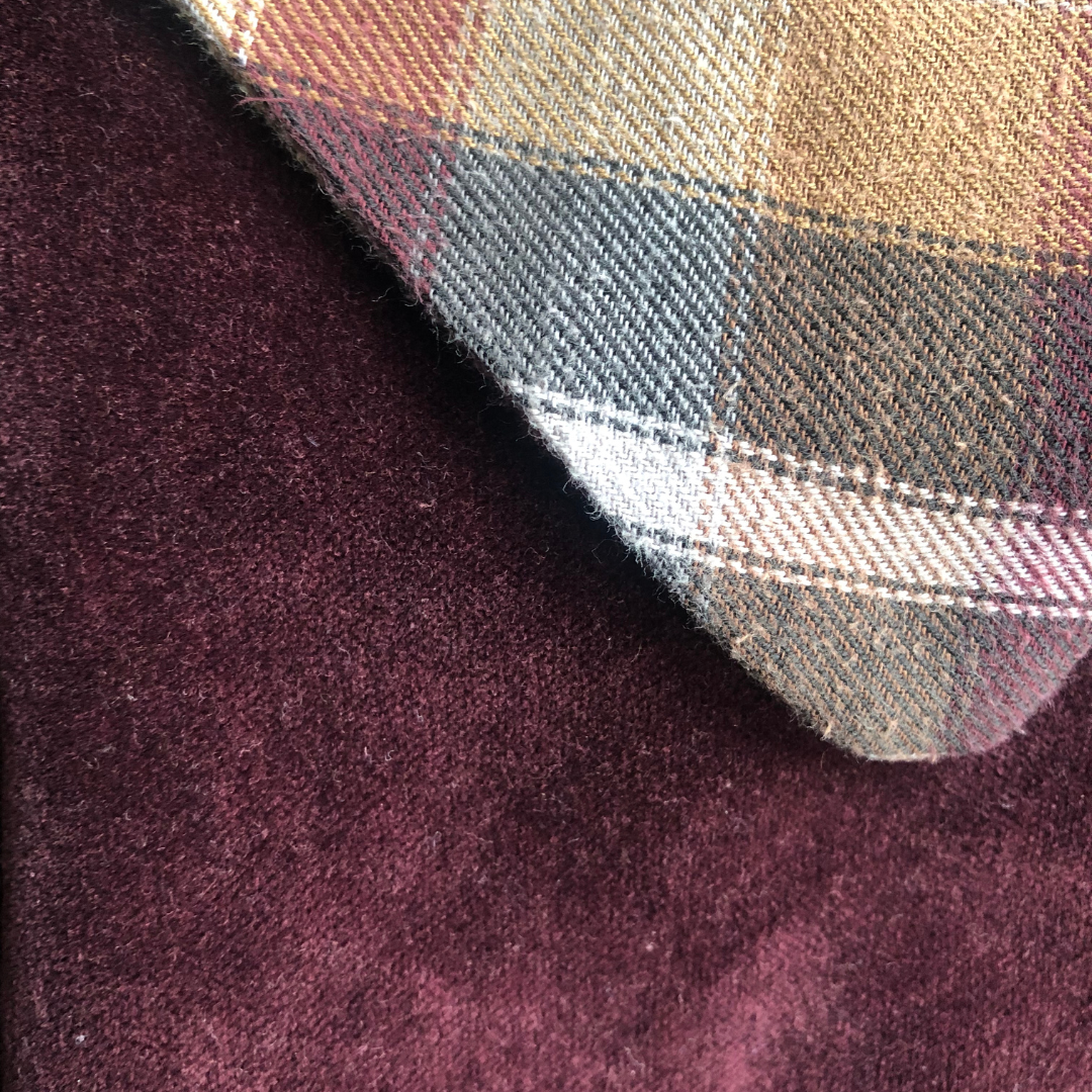 Robe Claudie Velours Col Claudine