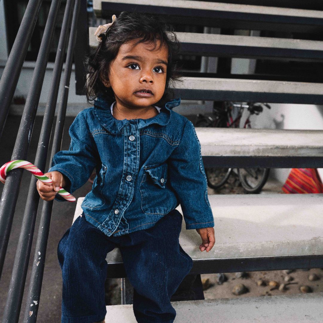 BLOUSE PIERROT JEAN 4-6 ANS