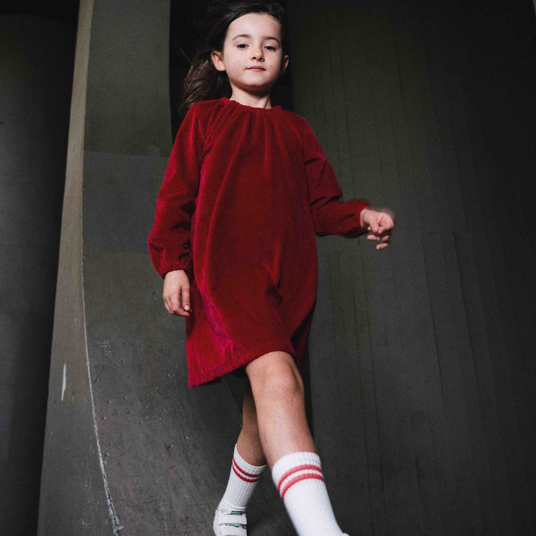ROBE NINA VELOURS 4-6 ANS