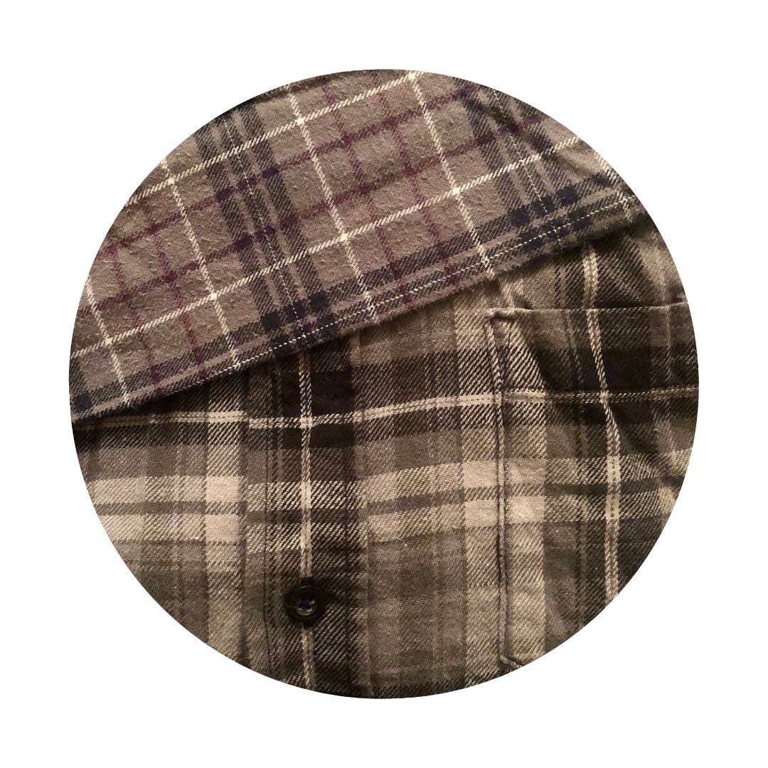 Chemise Elvis carreaux Gris