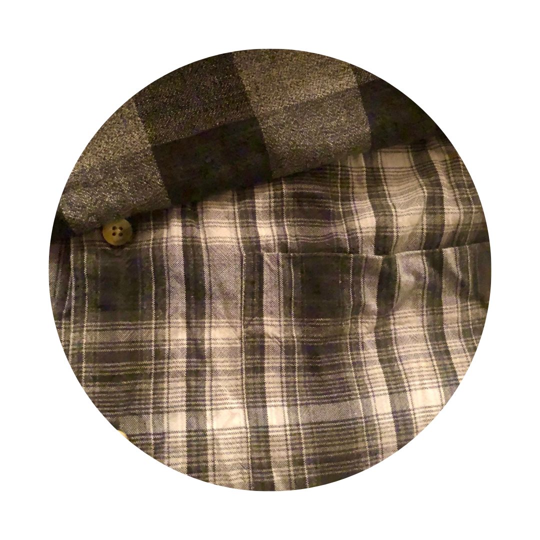 Chemise Elvis carreaux Gris