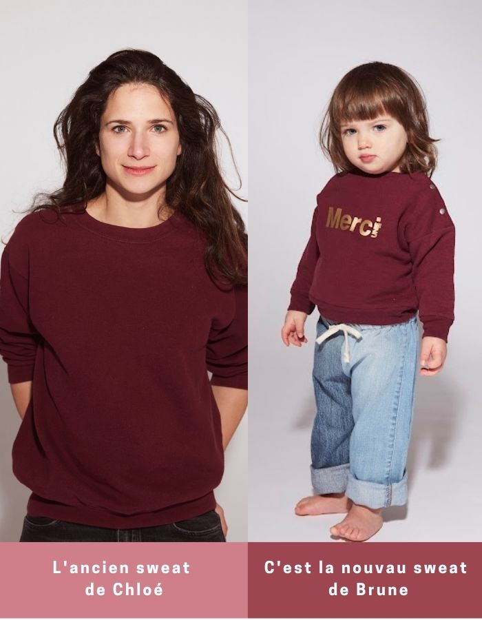 Box bébé sur-mesure sweat