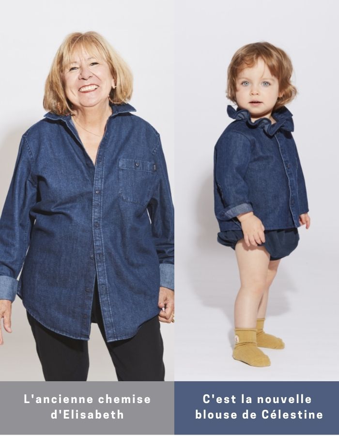 Box bébé sur-mesure blouse