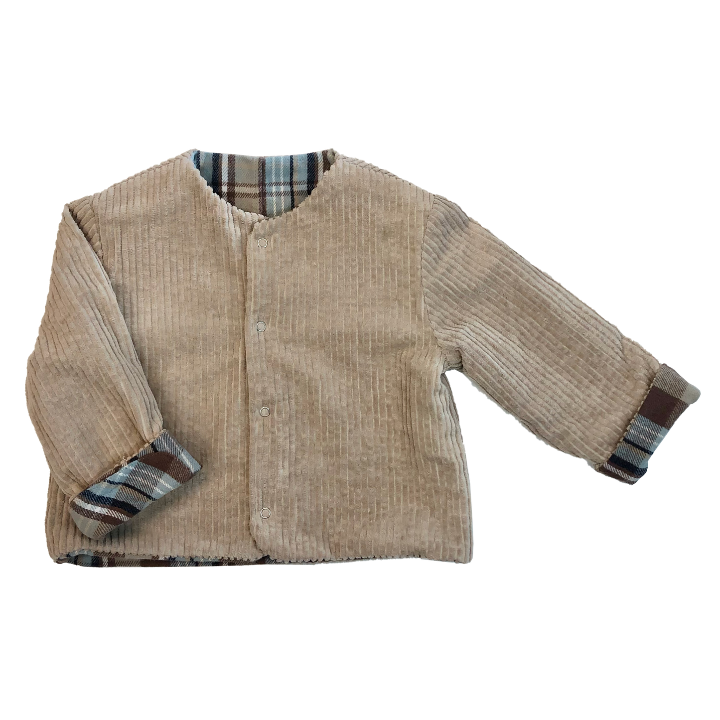 VESTE EDEN PATCH CIEL VELOURS 2-4 ANS