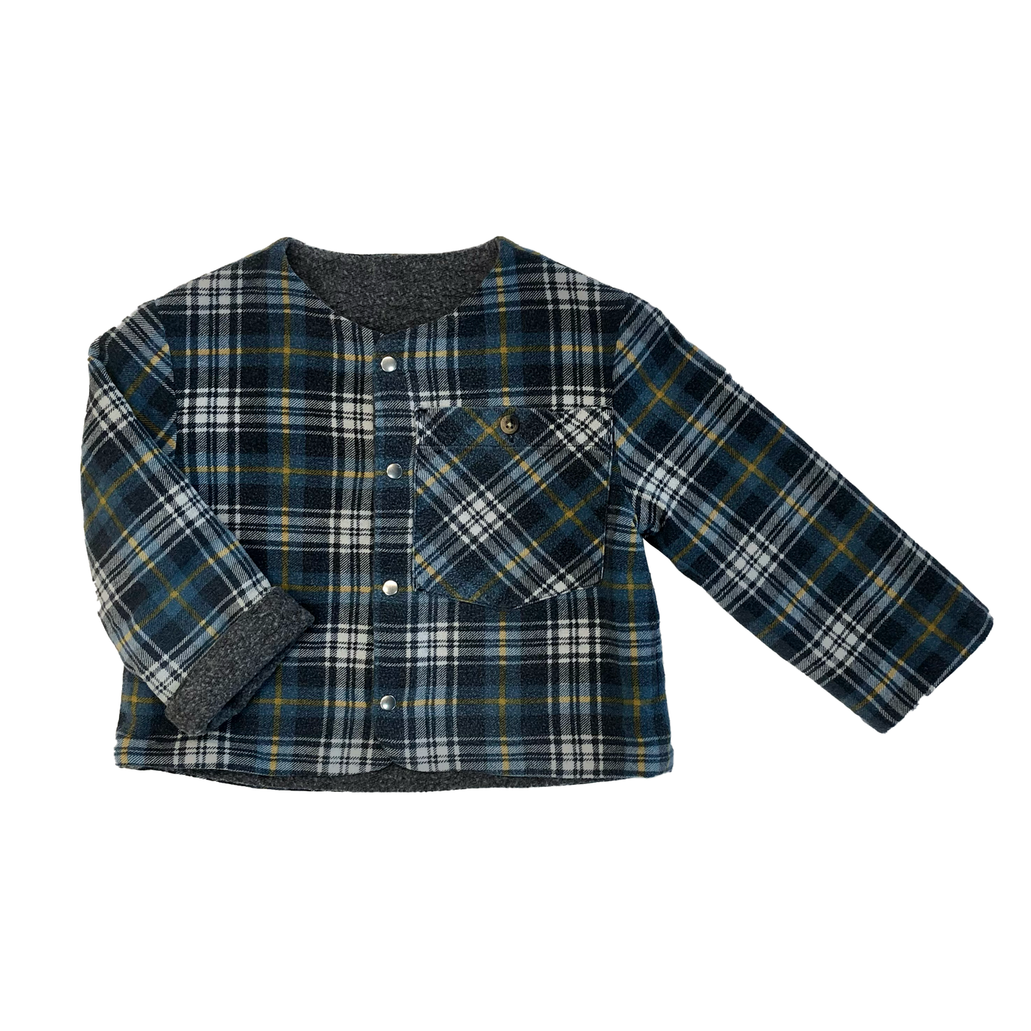 VESTE EDEN GRIS VERT 2-4 ANS