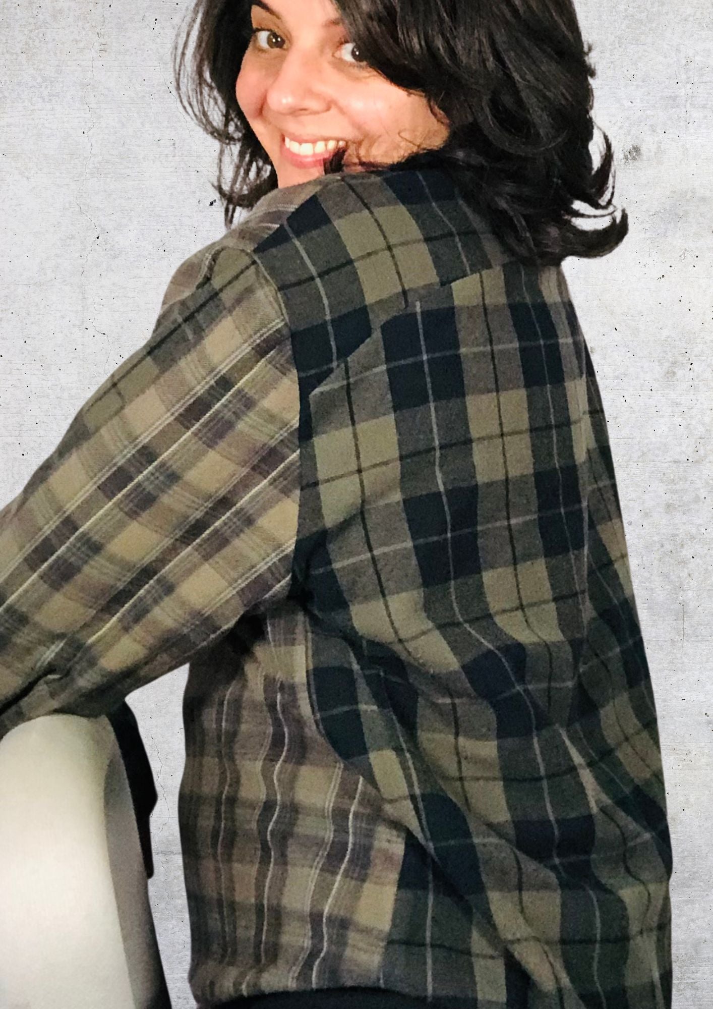 Vestes flanelle tartan