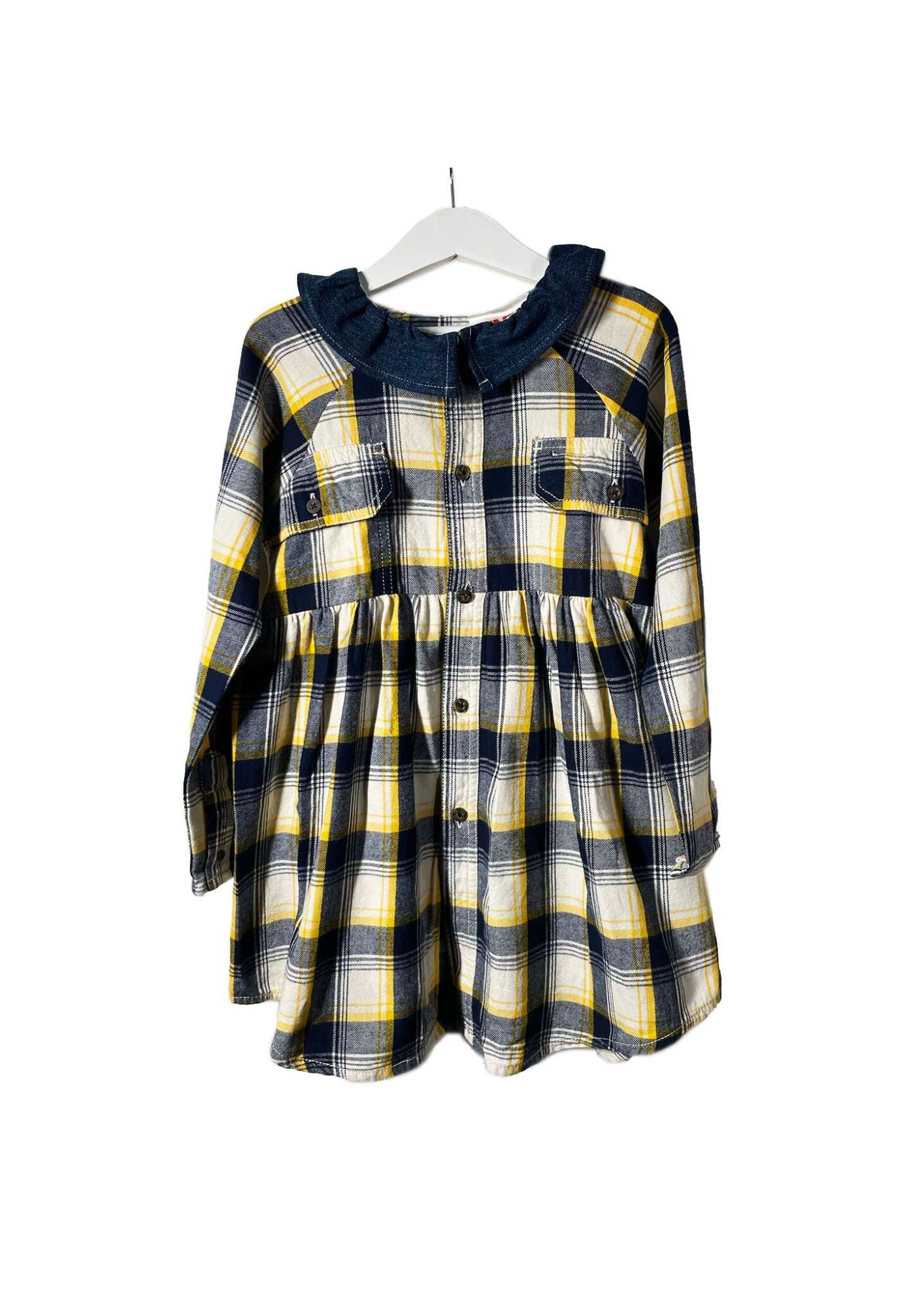 Robe Jane Jaune Navy 6 ans