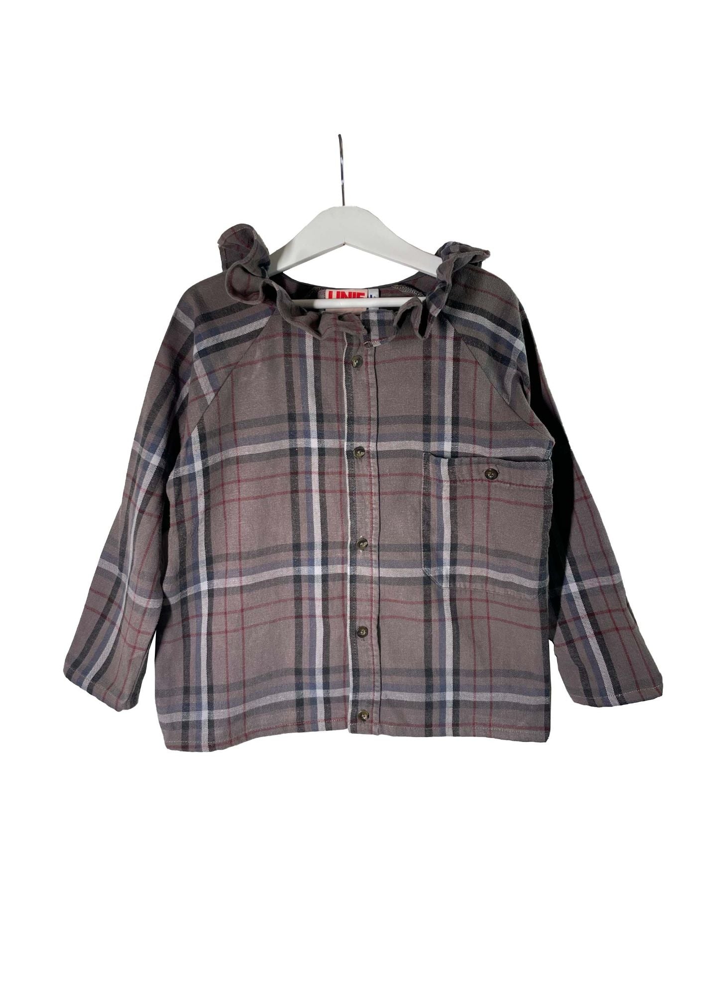 BLOUSE PIERROT TAUPE 6 ANS
