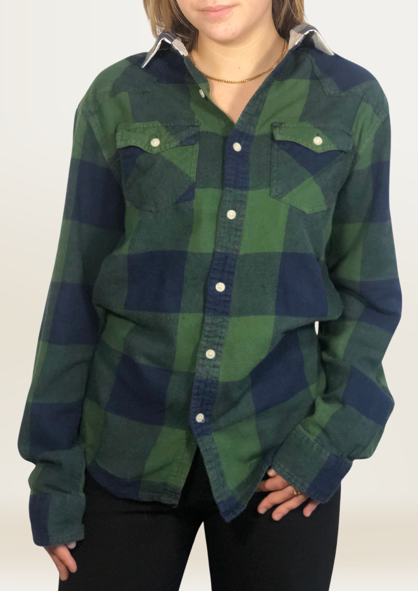 Chemise Elvis Tartan vert