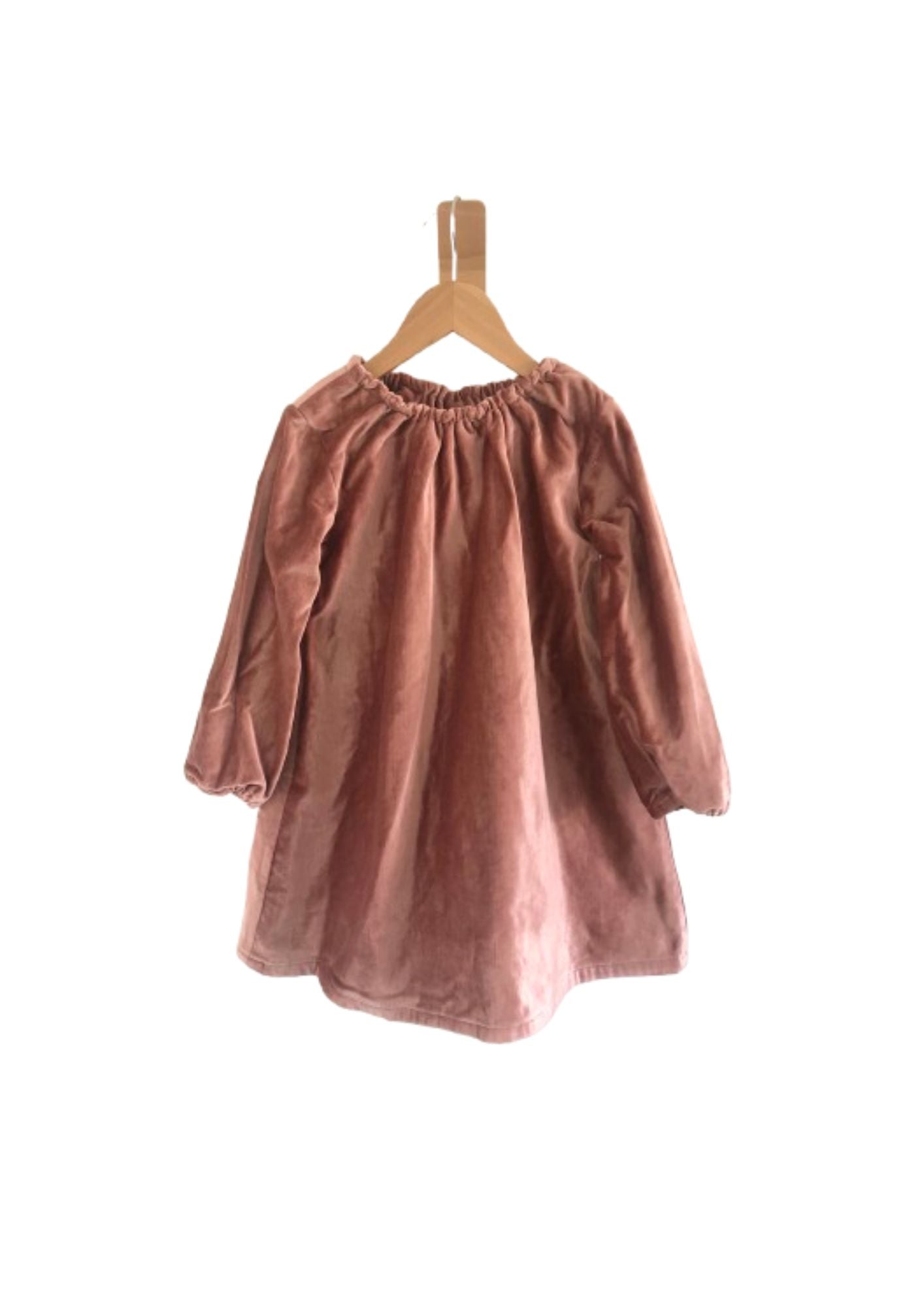 Robe Nina Velours Dragée 6 ans