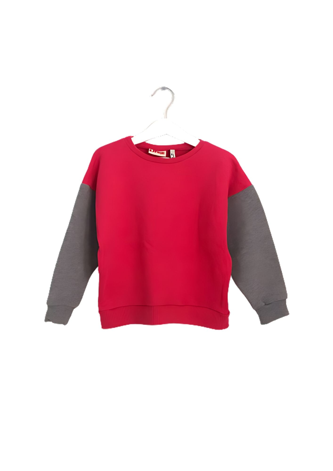SWEAT JERRY 4 ANS ROSE GRIS