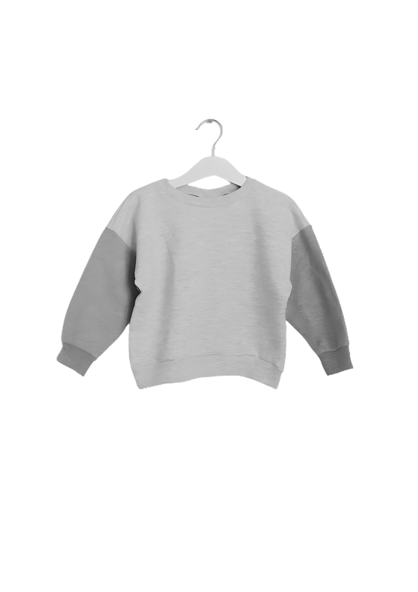 SWEAT MERCI 2 ANS GRIS