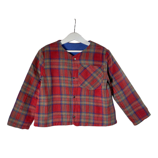VESTE EDEN ROUGE LAVANDE 4-6 ANS