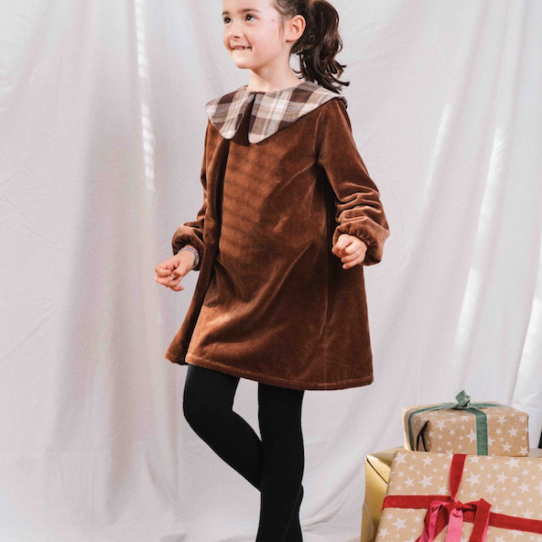 ROBE CLAUDIE BRONZE 6 ANS